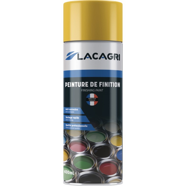 Peinture de Finition Jaune Maitre Aerosol 400ML Lacagri référence fournisseur 242080